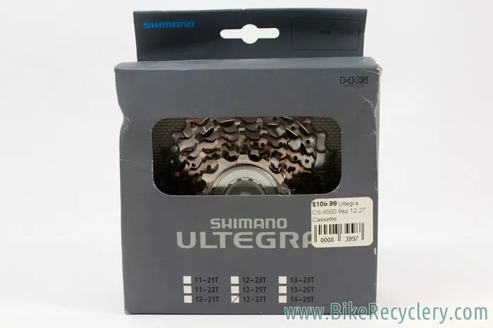 NEW Shimano Ultegra CS-6500 9-Speed Cassette: 12-27T